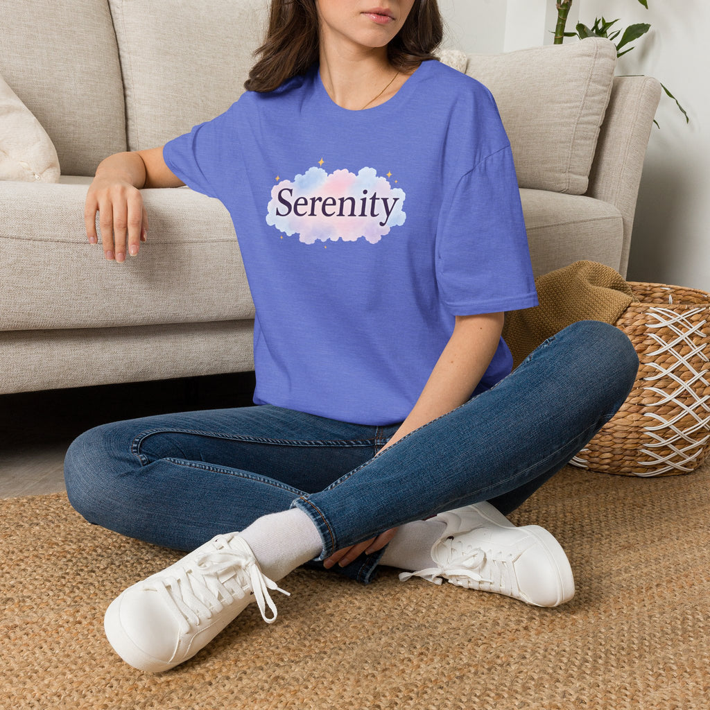 Serenity Cloud Illustration T-Shirt