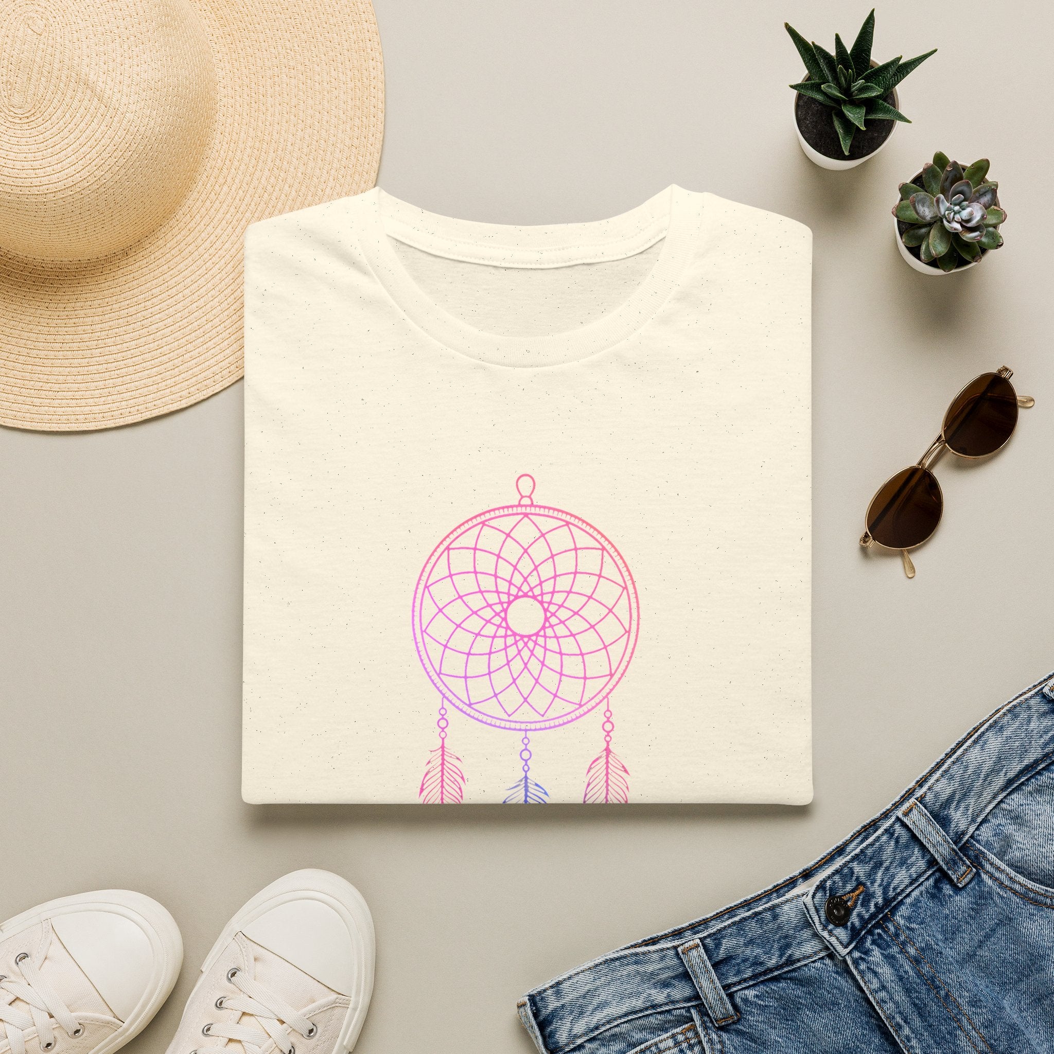 Dreamcatcher with Feathers T-Shirt