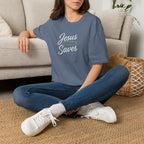 Jesus Saves Halo T-Shirt