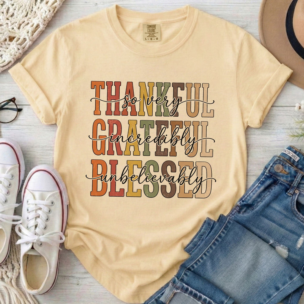 Thankful Grateful Blessed T-Shirt