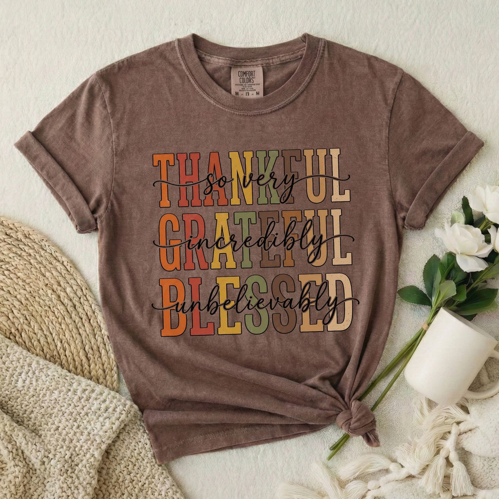 Thankful Grateful Blessed T-Shirt