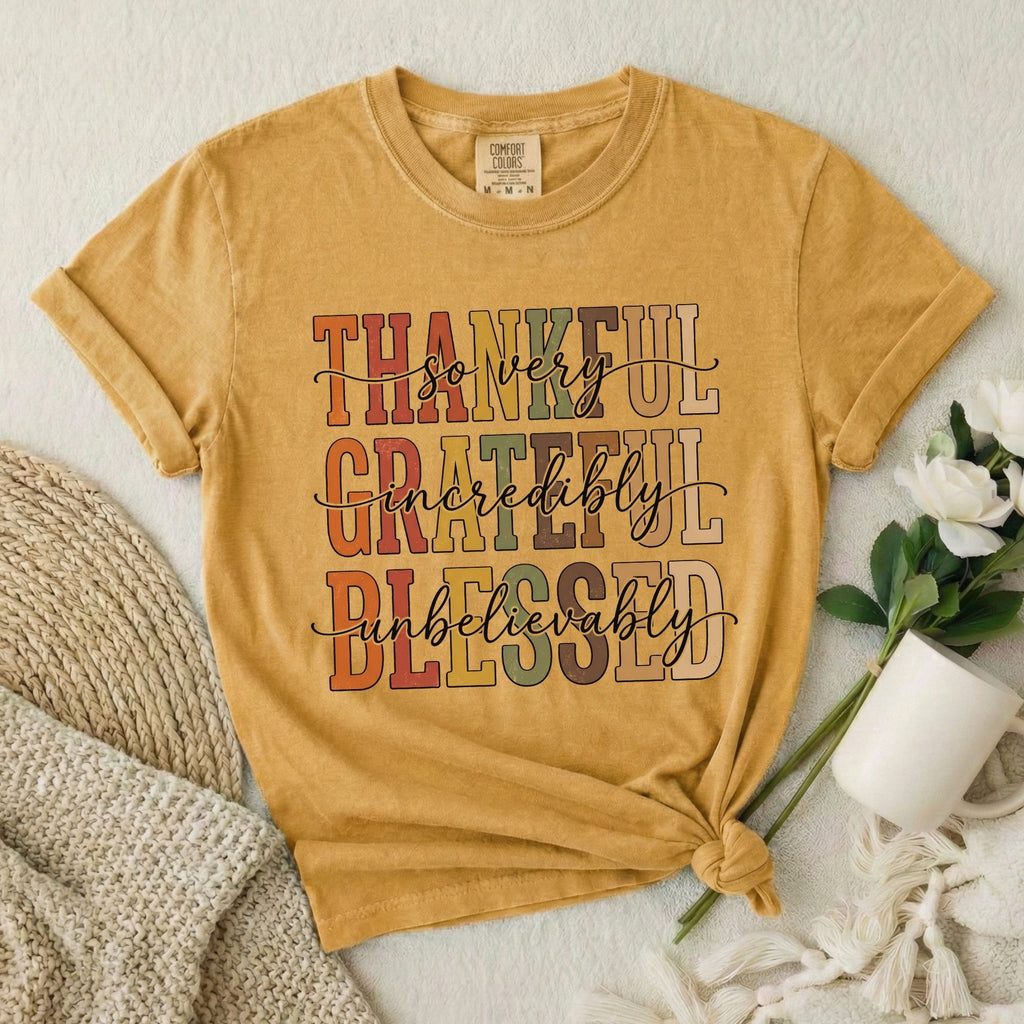 Thankful Grateful Blessed T-Shirt