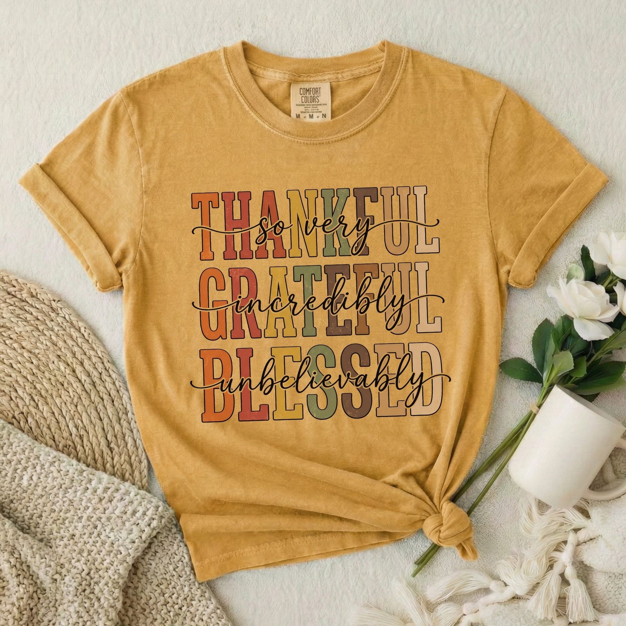 Thankful Grateful Blessed T-Shirt
