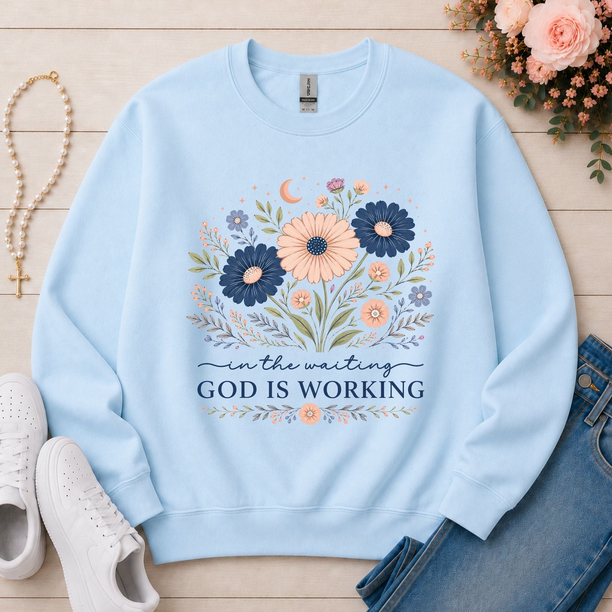God Is Working Sweatshirt