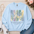 His Mercies Are New Every Morning Christian sweatshirt in Light Blue