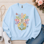 Choose Joy Everyday Christian sweatshirt in Light Blue