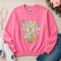 Choose Joy Everyday Christian sweatshirt in Safety Pink