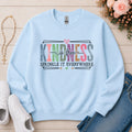 Kindness Is Free Inspirational sweatshirt in Light Blue
