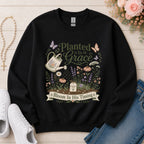 Planted in Grace Christian sweatshirt in Black