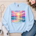 His Mercies Are New Every Morning Christian sweatshirt in Light Blue