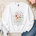 Love Like Jesus Christian sweatshirt in White