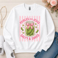 Pickles And Jesus Christian sweatshirt in White