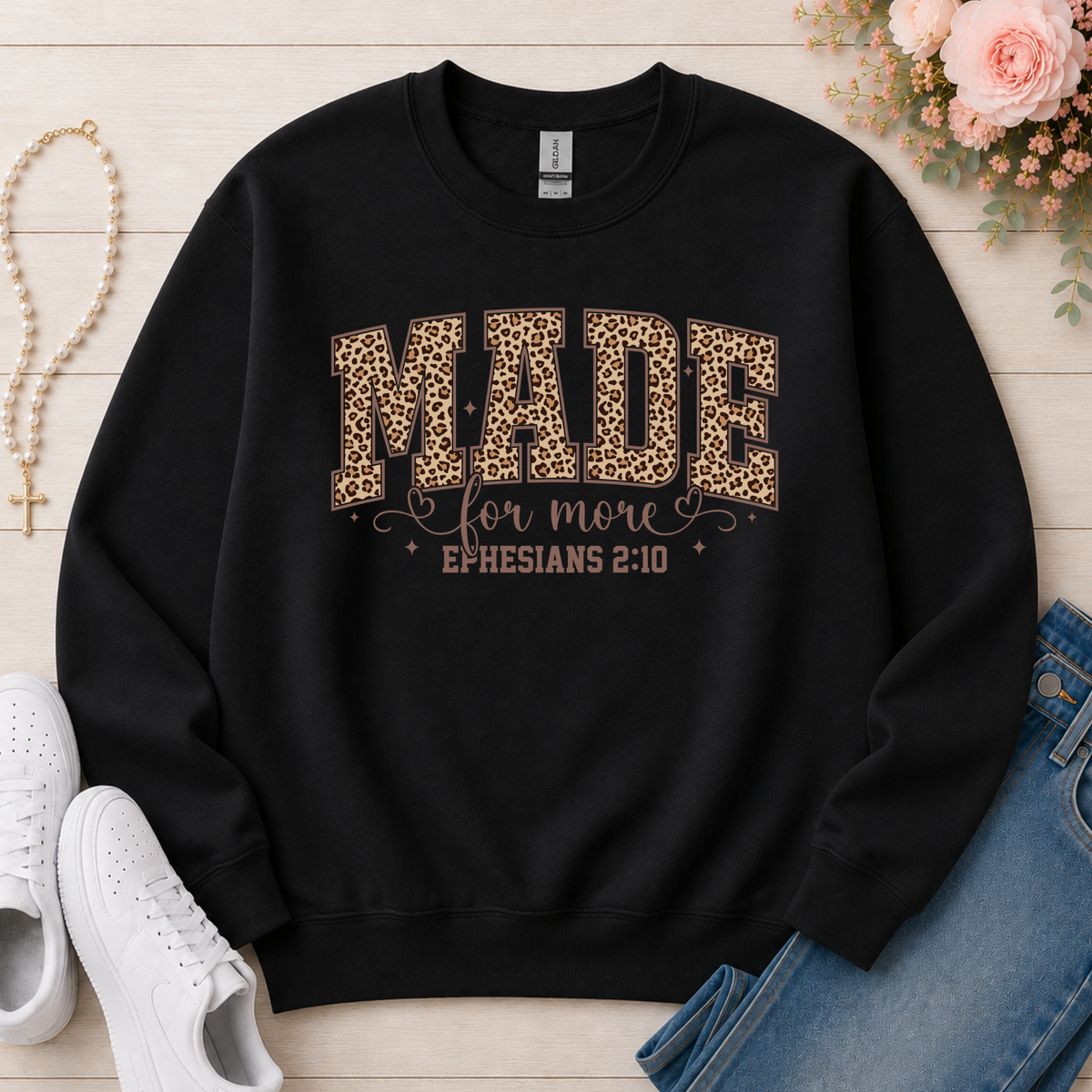 Made For More Christian sweatshirt in Black