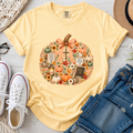 Faithful Fall Christian Comfort Colors T-Shirt in Butter