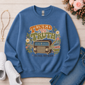 Tuned to Truth Christian Crewneck Sweatshirt in Indigo Blue