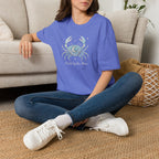 Moonlit Crab Illustration T-Shirt