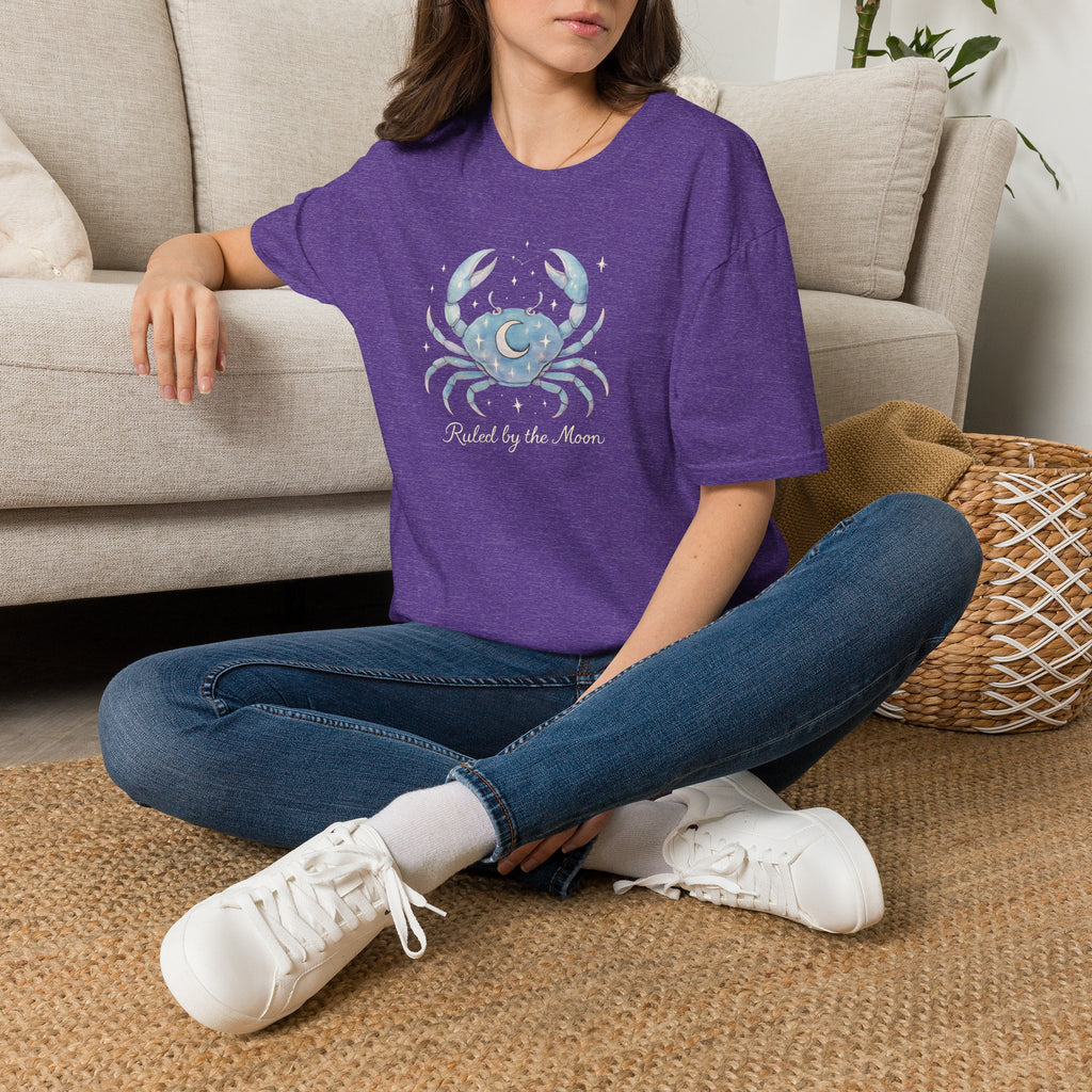 Moonlit Crab Illustration T-Shirt