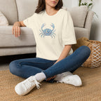 Moonlit Crab Illustration T-Shirt