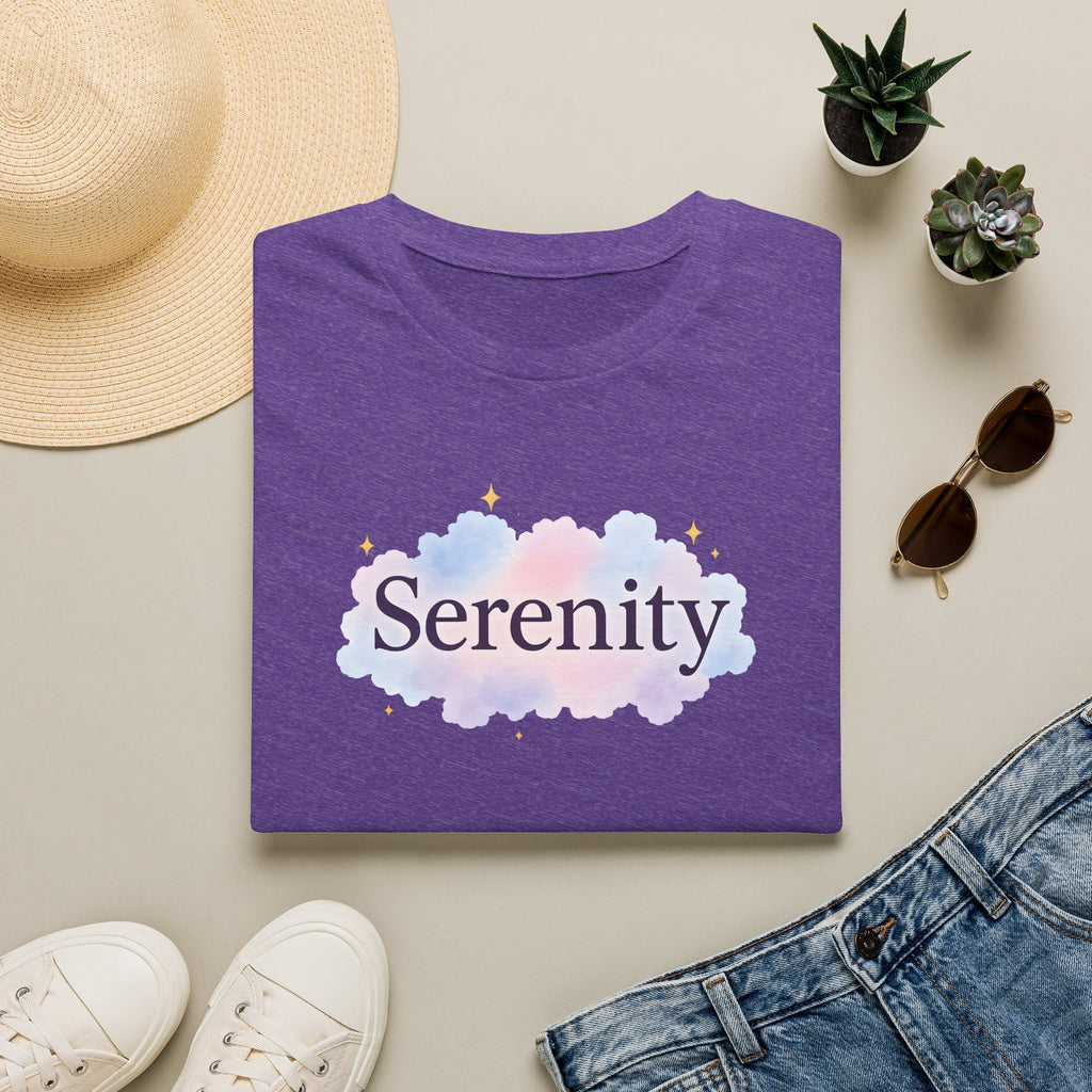 Serenity Cloud Illustration T-Shirt