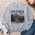 The Earth Is the Lord's Christian sweatshirt in Sport Grey